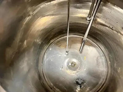 Used 275 Gallon Jacketed Tank (Reactor), 316 Stainless Steel, Insulated, Full Vacuum, With Agitator