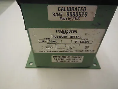 NEW OHIO SEMITRONICS P0540056-00117 TRANSDUCER P054005600117
