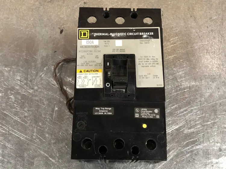 Used SQUARE D KHL3615017DC1684 Switchgears British Columbia CA | Lenmark #244387
