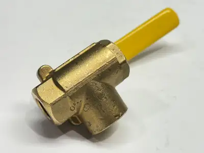 V533P-4 | Parker  Brass Ball Valve 3-Way 1/4" 400 WOG - New Other
