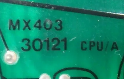 USED FF AUTOMATION 30121 CPU MODULE MX403