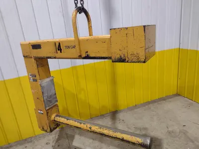 USED CALDWELL 81P-4-50 PAPER ROLL LIFTERCAPACITY 8,000 LBS