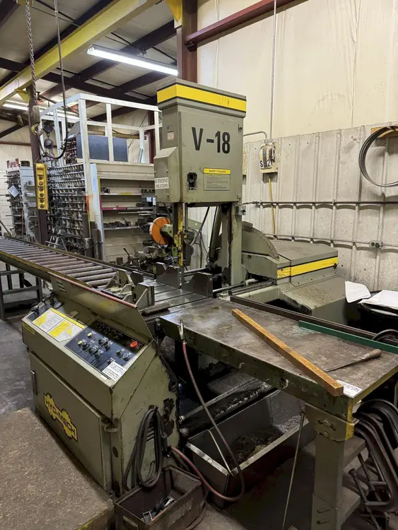 Used HYD-MECH V-18 Vertical Band Saws Illinois US | BLUMBERG MACHINERY COMPANY #396439