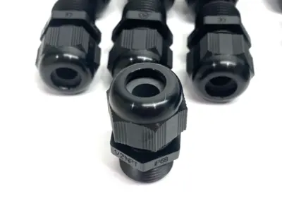 New | in-Stock Altech Strain Relief Cable Gland, 1/2" NPT Black, 3-9mm LOT OF 27 Electrical Fittings Michigan US | Maverick Industrial Sales #1390647