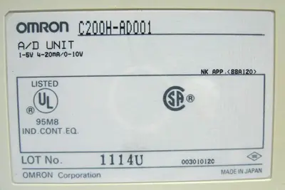 USED OMRON C200H-AD001