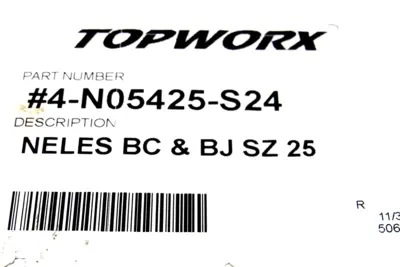NEW TOPWORK #4-N05425-S24 FNELES BC&BJ SZ25 #4N05425S24