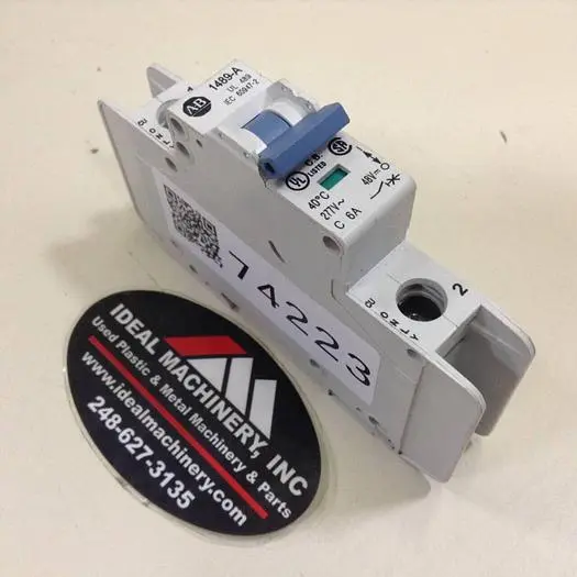 Used ALLEN BRADLEY 1489-A1C060 SER A Circuit Breakers Michigan US | Ideal Machinery #595911