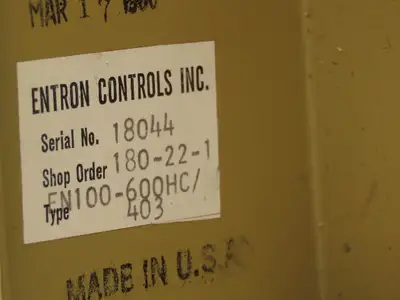 Used ENTRON _UNKNOWN_ Miscellaneous MRO | Arrow Industrial #658536
