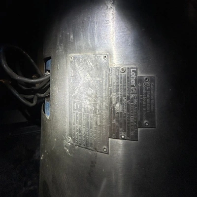 Westfalia Loehr 26 KW (35 HP) motor.