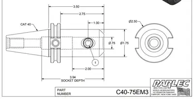 USED PARLEC C40-75EM3