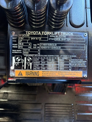 Used 2020 TOYOTA 8FGCU30 Misc Forklifts Wisconsin US | Forklifttrader.com #1511132