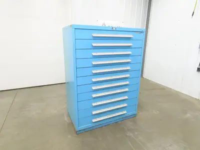 Nu-Era Modular Tool Storage Cabinet 11 Drawer 45x28x61" Stanley Vidmar