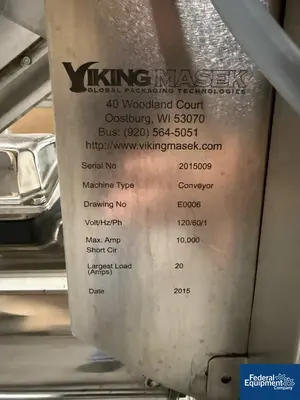 Used Viking Masek Viking Masek Multi-Lane Stick Pack/Sachet Vertical Form Fill & Seal Packaging Machine, Model SA600 Vertical Form Fill Sealing Machines (VFFS) Ohio US | Federal Equipment Company #1370930