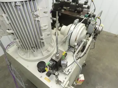 Voith IPC 5-50 101 2-Pump Hydraulic Power Unit 100 Gal 20 GPM 3000 PSI 40Hp 480V