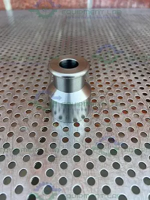 NEW CHEMGLASS TH-0707-022LP STAINLESS STEEL ADAPTER 1" BEADED PIPE TO 1" NPT FEMALE