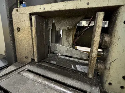 14" x 14" HYDMECH MODEL #H-14A AUTOMATIC HORIZONTAL BAND SAW WITH NESTING: STOCK #23623