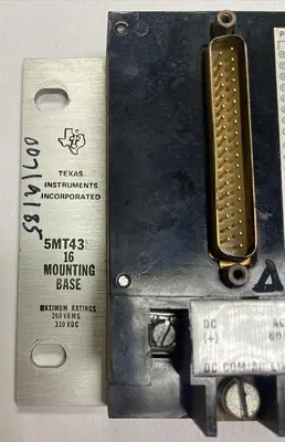 Used TEXAS INSTRUMENTS 5MT43B Industrial Controls Ohio US | Surplus Asset Holdings #1240359