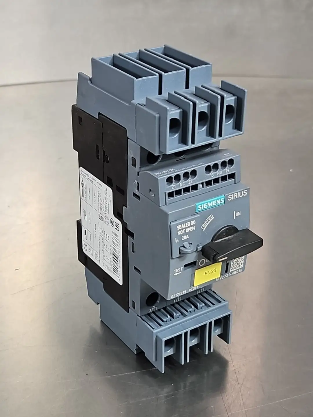 Siemens 3RV2721-4BD10 Circuit Breaker Loc4C3