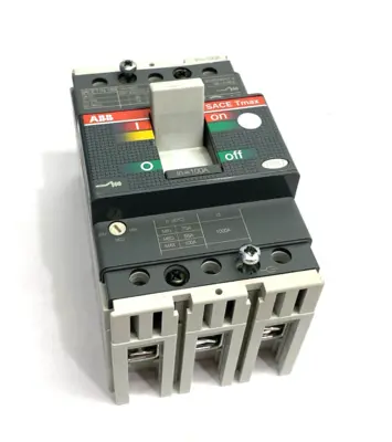 USED ABB MOLDED CASE CIRCUIT BREAKER SACE TMAX 3-POLE SACET1N160