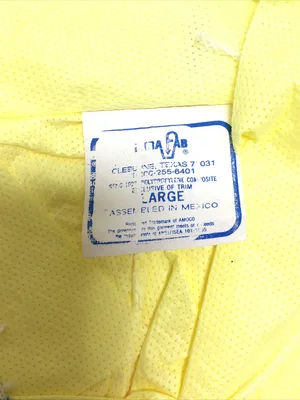 Durafab Comfort-Gard 12013 Size LARGE Disposable Hazmat Suits