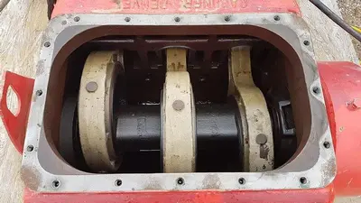 USED 2007 GARDNER DENVER THE 5.5" X 5" TRIPLEX MUD PUMP