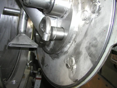 Krauss-Maffei HZ 40 Si peeler centrifuge, 316SS.