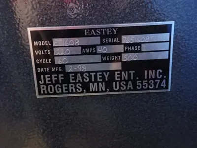 USED 1998 EASTEY ET1608