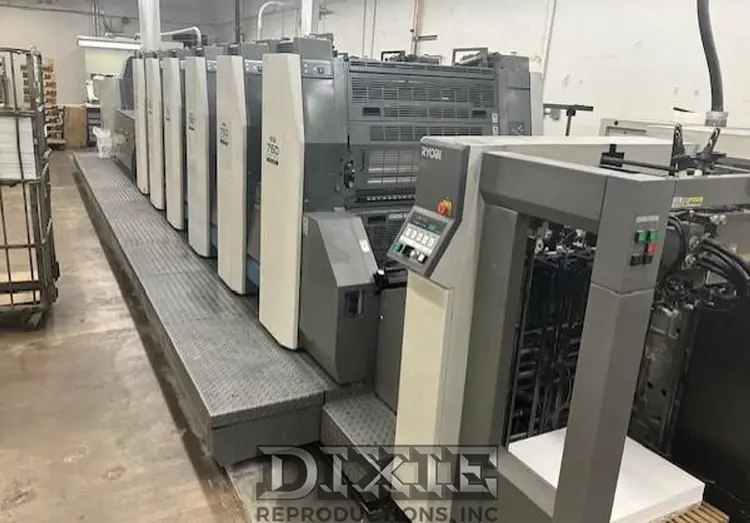Used 2007 RYOBI 755 W/ COATER Sheet-fed press Tennessee US | Dixie Reproductions, Inc. #565690