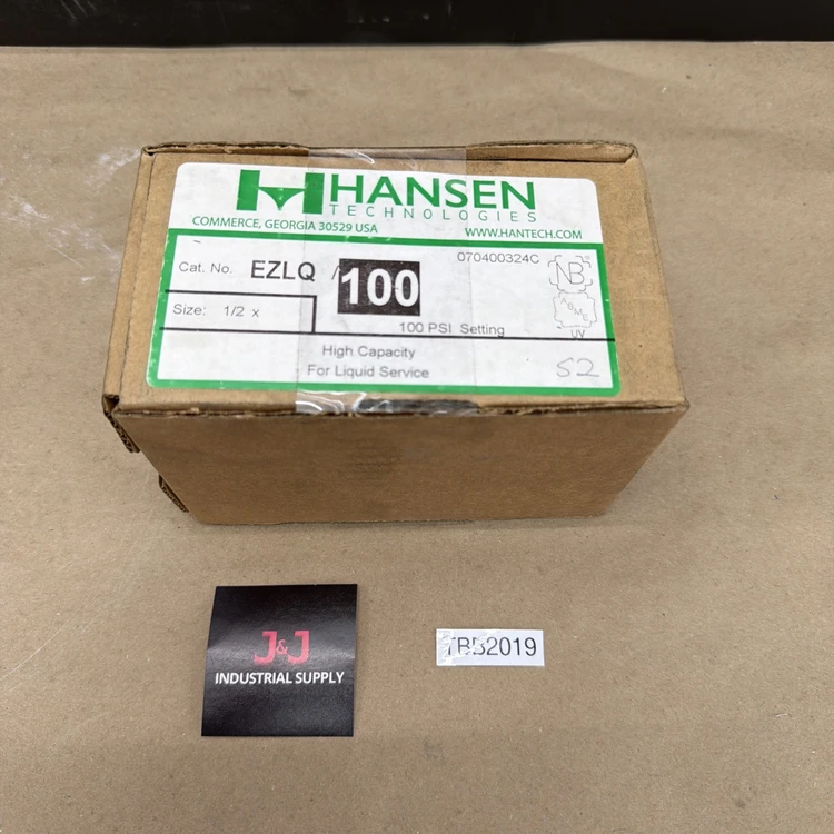 New | in-Stock Hansen EZLQ 100 HVAC Parts and Equipment Indiana US | J&J Industrial Supply #935850