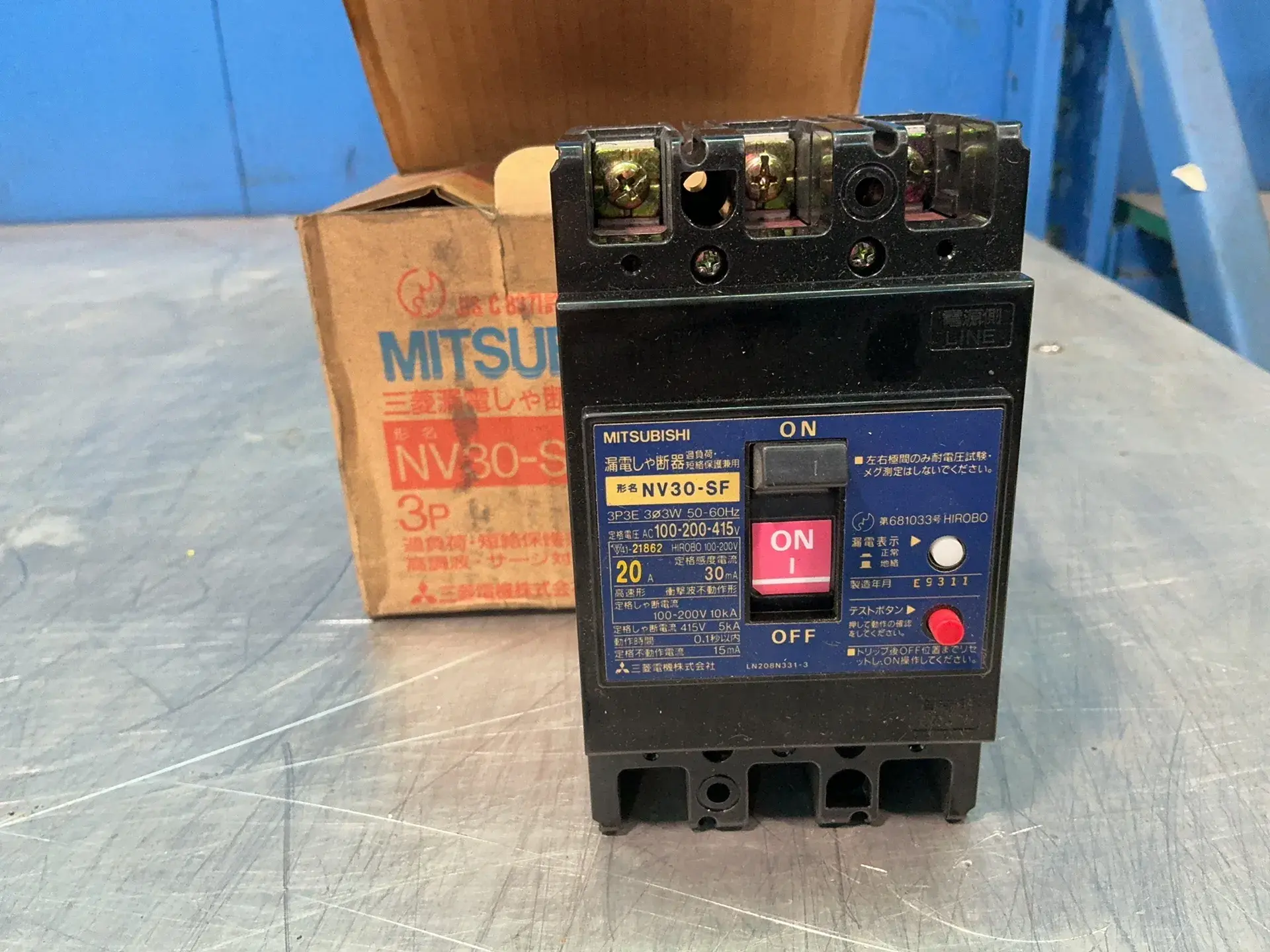 Used MITSUBISHI ELECTRIC NV30SF Circuit Breakers Ohio US | HGR 24 #1345442