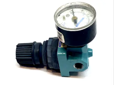 Used Wilkerson Pressure Regulator 300 PSI w/ 0-60 PSI Gauge Air Pressure Regulators Michigan US | Maverick Industrial Sales #1398714