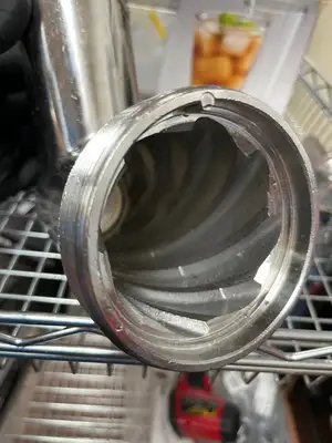 Used Falcon Restaurant Supply Used Commercial Meat Grinder Housing Assembly with Bushing Grinder Plates and Knifes Illinois US | Falcon Restaurant Supply #1376006
