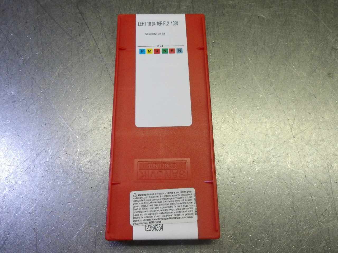 Sandvik Carbide Milling Inserts QTY10 LEHT 18 04 16R-PL2 1030 (LOC675)
