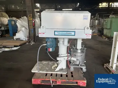 USED Cowles 5 Gal Morehouse Cowles Triple Shaft Vacuum Mixer, Model VIscomax 3V-5-5-3X