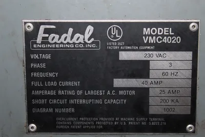 1993 FADAL VMC4020 VERTICAL MACHINING CENTER | Levy Recovery Group (21)