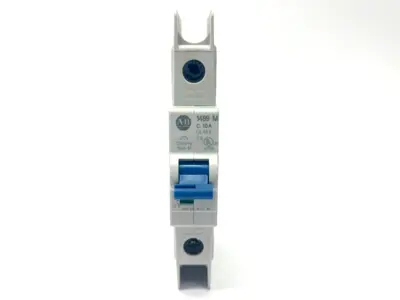 1489-M1C100 | Allen Bradley  Ser D Circuit Breaker 10A 277V 1PH - Used