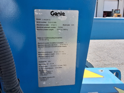 Used 2015 Z-40/23N RJ Genie Articulating Boom Lifts North Carolina US | Stack Equipment #1418797