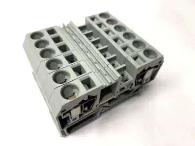 Used WAGO TERMINAL BLOCK 2-CONDUCTOR THROUGH LOT OF 6 Terminal Blocks | Maverick Industrial Sales #1103476