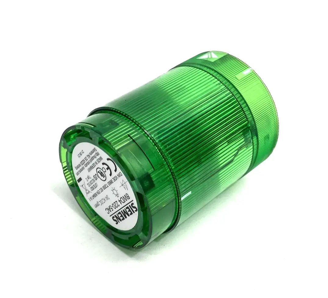 USED SIEMENS CONTINUOUS 50MM STEADY STACKLIGHT ELEMENT GREEN