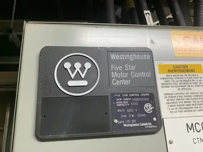 Five Star Double-Sided Motor Control Center (MCC), 600V Max., 1000A, 3 Buckets