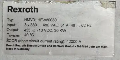 Rexroth HMV01.1E-W0030 Servo Drive [Refurb] loc1E-32