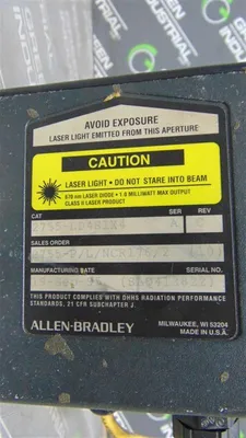 Allen Bradley 2755-LD4S1X4 Fixed Mount Barcode Reader Series A Rev. C Used