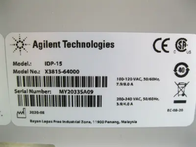 NEW Agilent IDP-15