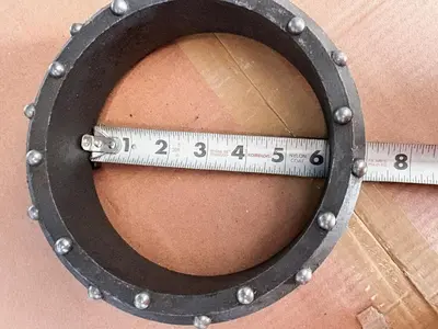 Used AFTERMARKET 6" DUAL ROTARY CASING SHOE – 20 DOMED BUTTONS ASSEMBLY- EXTRA HEAVY DUTY Drilling Attachments Pennsylvania US | East West Machinery & Drilling #1418098