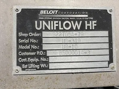 USED BELOIT PB-10