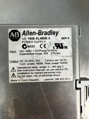 Allen Bradley 1606-XL480E-3 Series A POWER SUPPLY (5.2.1)