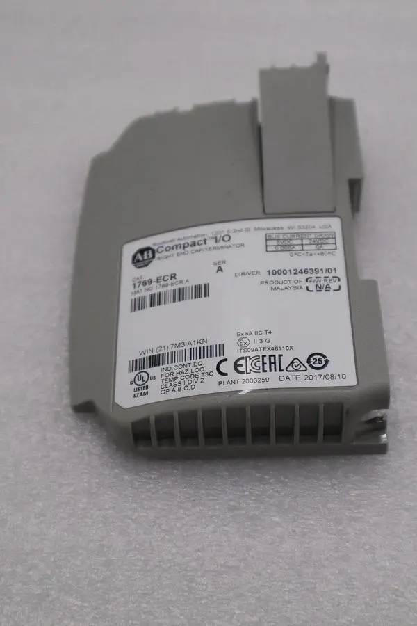 AB Allen Bradley 1769-ECR CompactLogix End Cap Ser A 1769ECR STOCK K-106-D