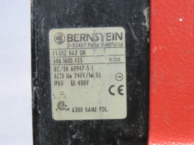 Used BERNSTEIN _UNKNOWN_ Relays & Switches | OCO Industrial #1642062