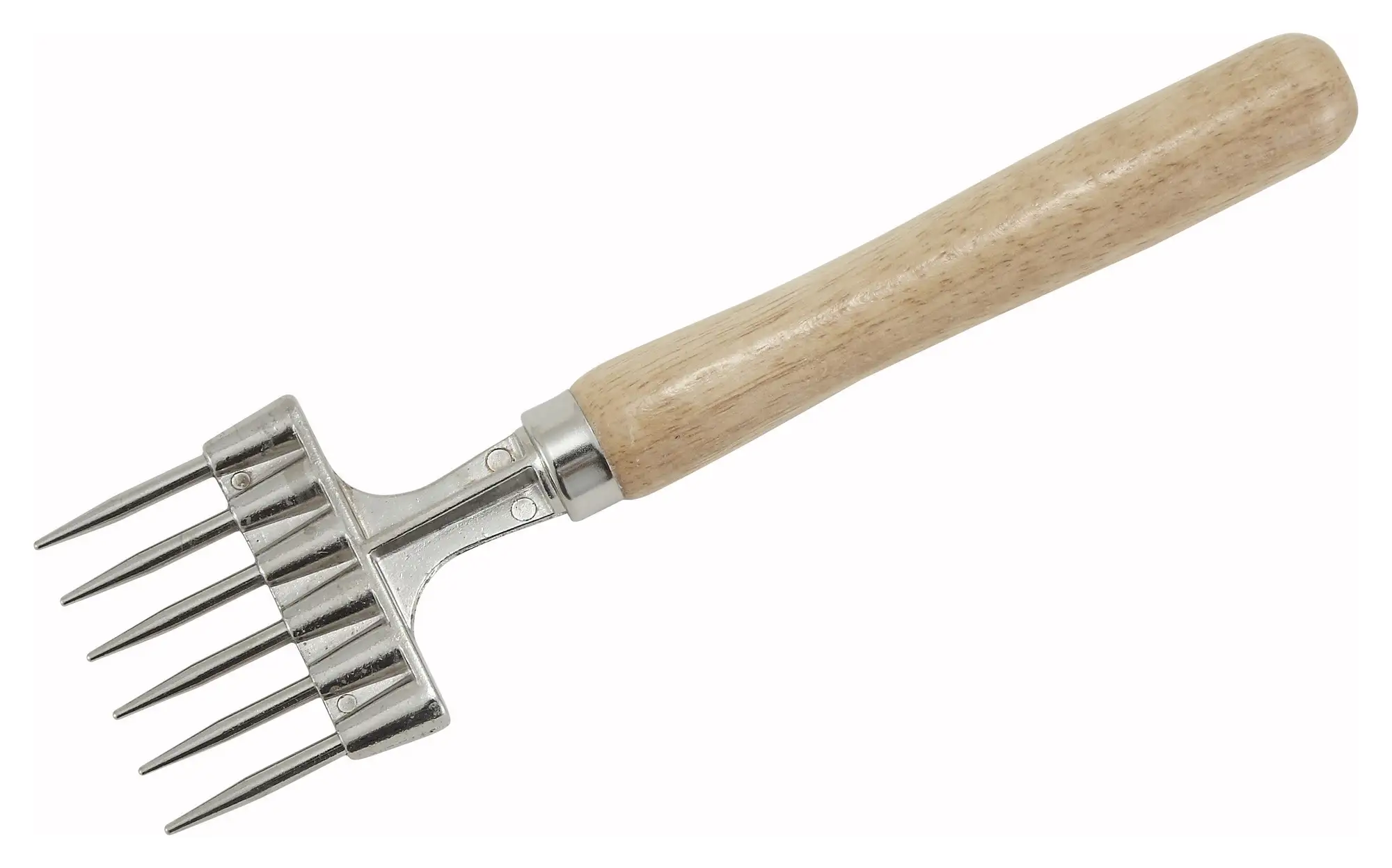 Ice Chipper w/Wooden Hdl, 6 Prong, Nickel Steel (12 Each)