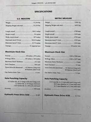 1998 LVD STRIPPIT 1500 H/30 2.5 Turret Punches | Midstate Machinery (7)